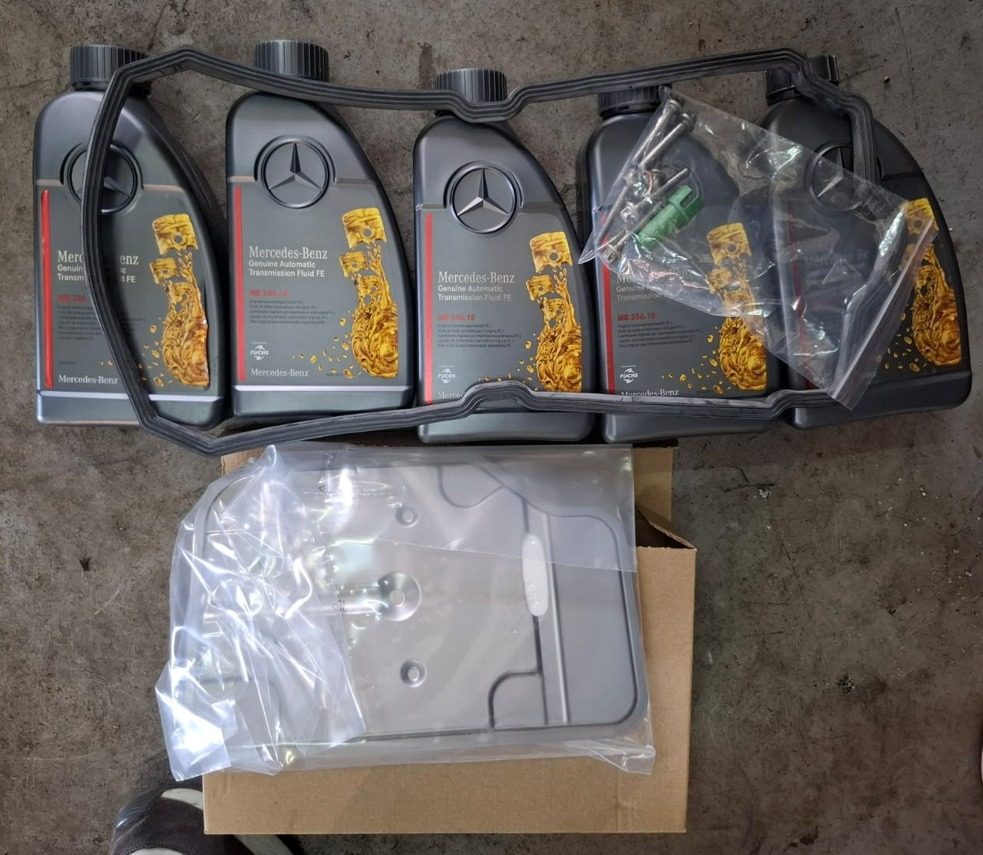 Genuine Mercedes-Benz automatic transmission fluid and filter kit