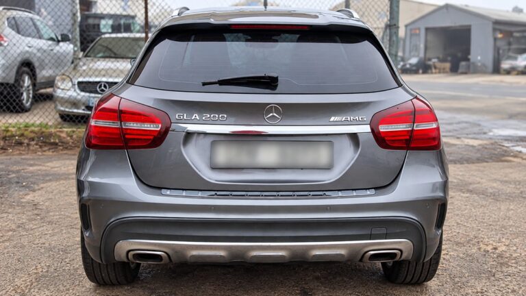 Mercedes-Benz GLA in for a B service at Fangio Auto Hermanus